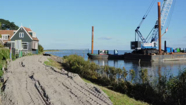 Werkzaamheden damwand Rozewerf hervat